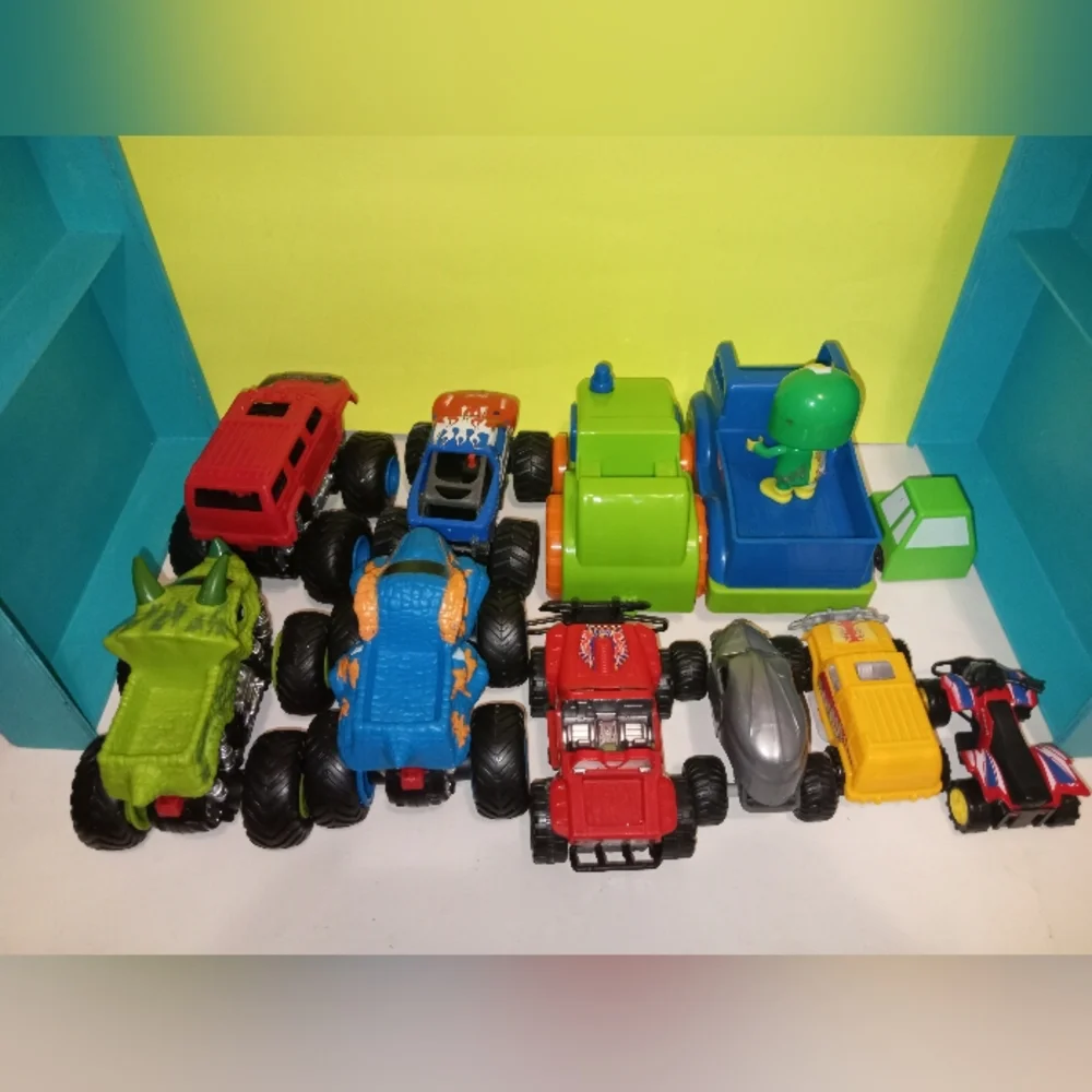 Mega toy bundle monster trucks kids boy cars